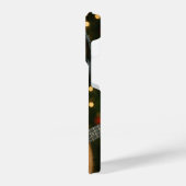 Cat iPhone 14 Pro Case Playing Christmas Music iPhone Hülle (Linke Seite)