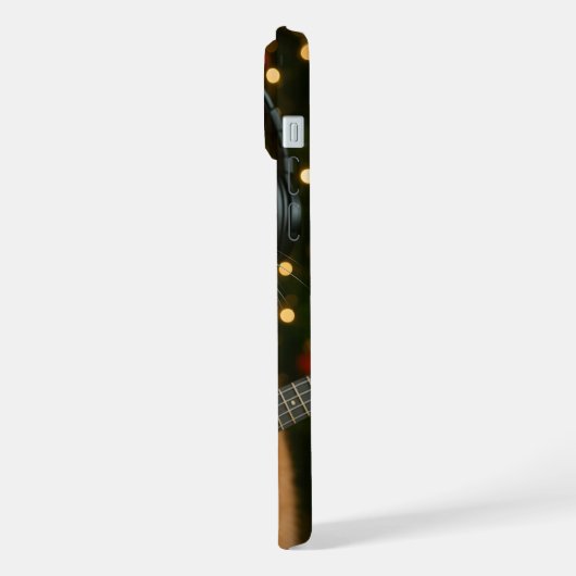 Cat iPhone 15 Plus Case Playing Christmas Music iPhone Hülle (Linke Seite)