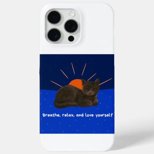 Cat iPhone 15 Pro Max Fall Case-Mate iPhone Hülle (Rückseite)