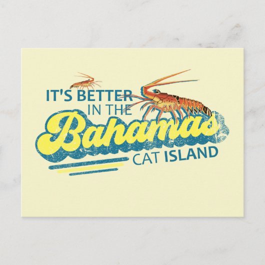 Cat Island Bahamas Postcard Schifffahrt Postkarte (Vorderseite)