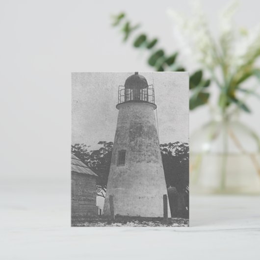 Cat Island Lighthouse Postkarte (Stehend Vorderseite)