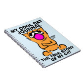 CAT JOURNAARY DIARY for kids, GIBBY CAT Notizblock (Rechte Seite)