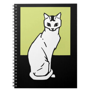 Cat Julie de Graag Art Nouveau Notizblock