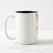 Cat-Kaffee-Tasse Zweifarbige Tasse (Links)