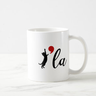 Cat Kamala Harris W 2024 Frau Präsidentin Comma La Kaffeetasse