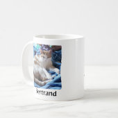 Cat-Kanji mit benutzerdefinierbarem Foto Kaffeetasse (Vorderseite Links)