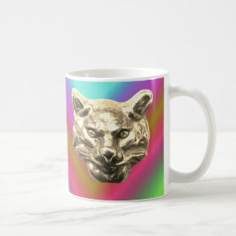 Cat Katze Kater Farbverlauf colored bunt  Kaffeetasse