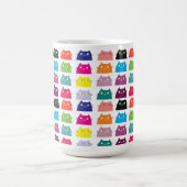 Cat Kawaii Pattern Kaffeetasse (Mittel)