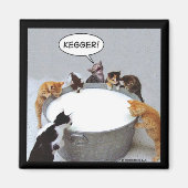 Cat Kegger Magnet (Vorne)
