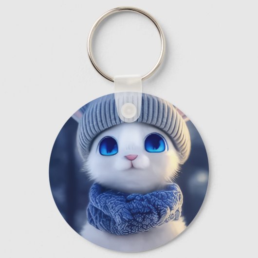cat Keychain Schlüsselanhänger (Vorderseite)
