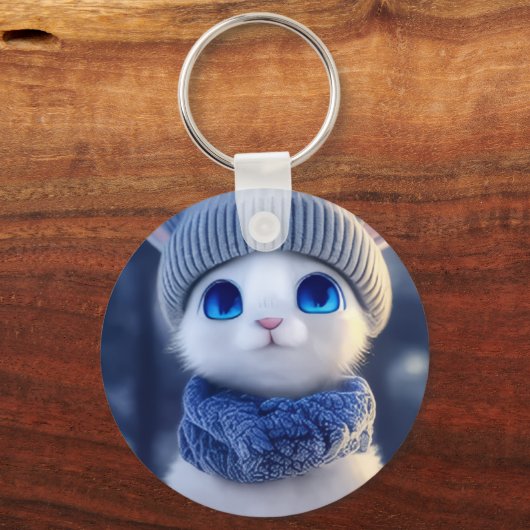 cat Keychain Schlüsselanhänger (Vorderseite)