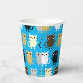 Cat Kid's Geburtstagsparty Pappbecher (Rechts)