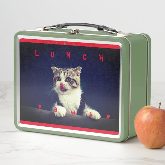 Cat Kitten Animal Fun Metal Lunch Box (Beispiel)