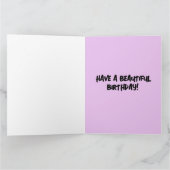 CAT KITTEN ART SLEEPING BLANKET BIRTHDAY Card Karte (Innenseite)