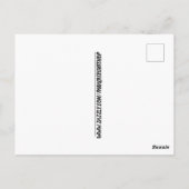 CAT KITTEN AUF STRANDSUGLASSEN Postkarten (Rückseite)