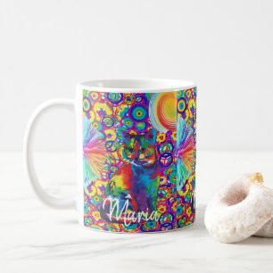 Cat Kitten Colorful Tasse