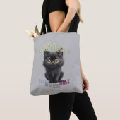 Cat Kitten Cuttest Trouble Niedlicher Spaß Tasche (Von Nahem)