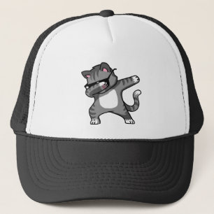 Cat Kitten Dab Hoodie Truckerkappe