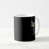 Cat Kitten Did I Roll My Eyes Out Loud Funny Sarca Kaffeetasse (VorderseiteRechts)