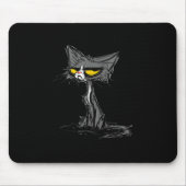 Cat Kitten Did I Roll My Eyes Out Loud Funny Sarca Mousepad (Vorne)