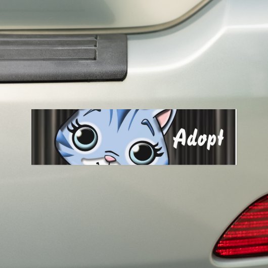 Cat Kitten Dog Adoptiere Autoaufkleber (Auf Auto)