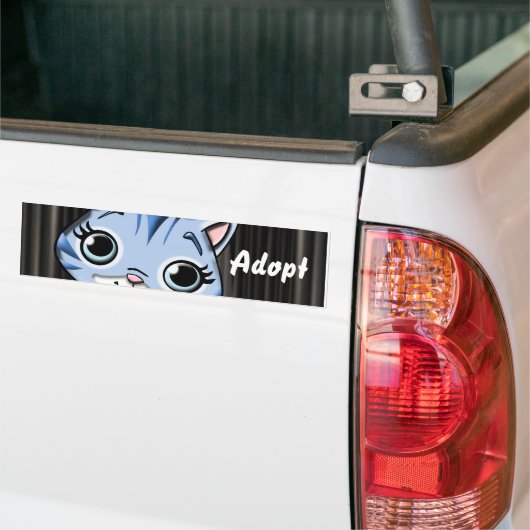 Cat Kitten Dog Adoptiere Autoaufkleber (Auf Lkw)
