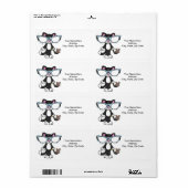 Cat Kitten Felines Sonnenbrillen Mouse Labels (Vorne)