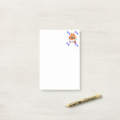 Cat Kitten Fish Notes Post-it Klebezettel (Auf Schreibtisch)