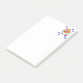 Cat Kitten Fish Notes Post-it Klebezettel (angewinkelt)