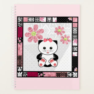 Cat kitten Illustration Kinder kindisch drucken Planer