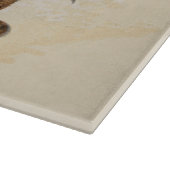 Cat Kitten kitty antiken Vintag hübsch niedlich Schneidebrett (Ecke)