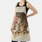 Cat Kitten kitty antiken Vintag hübsch niedlich Schürze (InSitu)