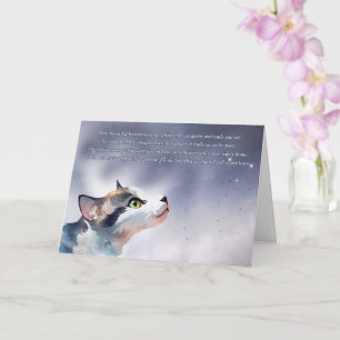 Cat Kitten Kitty Beileid Memorial Loss Karte