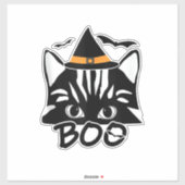 Cat Kitten Kitty Novelty Funny Halloween Spooky bo Aufkleber (Blatt)