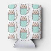 Cat Kitten Kitty Pattern Dosenkühler (Rückseite)