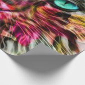 Cat Kitten Künstlerisch Geschenkpapier (Ecke)