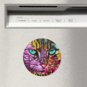 Cat Kitten Künstlerisch Magnet (In Situ (Geschirrspüler))