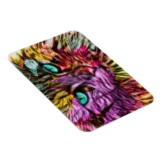 Cat Kitten Künstlerisch Magnet (Rechte Seite)