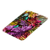 Cat Kitten Künstlerisch Magnet (Linke Seite)