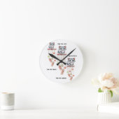 Cat Kitten Meow Clock Runde Wanduhr (Zuhause)