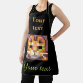Cat, kitten, poes. Pixel Art Schürze (InSitu)