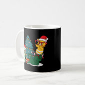 Cat Kitten Weihnachtsmannmütze Christmas Kitty X M Kaffeetasse (Vorderseite Links)