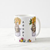 Cat Kitten Yarn Cat Adoption Tasse (VorderseiteRechts)