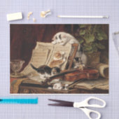 Cat & Kittens ・ Henriette Ronner-Knip (1821-1909) Seidenpapier (Handwerk)