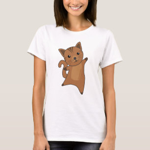 Cat Kitty Fur Nose Niedlicher Tiere Meow T-Shirt