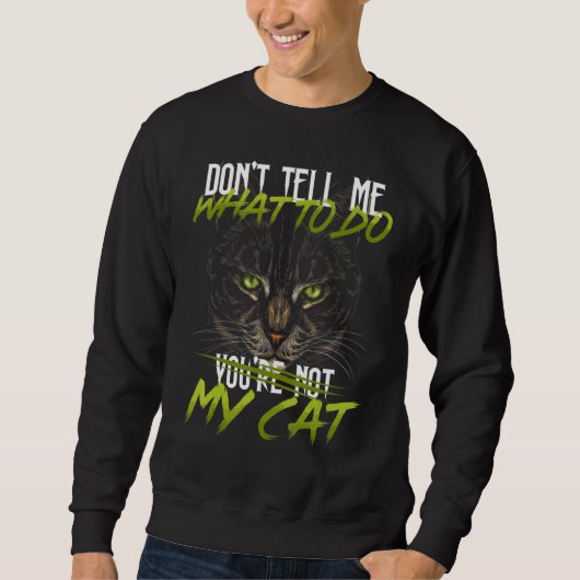 Cat Kitty Kitten Cat Mama Cat Vater Tier Sweatshirt (Vorderseite)
