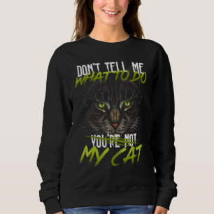 Cat Kitty Kitten Cat Mama Cat Vater Tier Sweatshirt