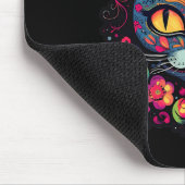 Cat Kitty Kitten Paws Zucker Skull Calavera Hallow Mousepad (Ecke)