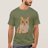 Cat Kitty Niedlich Cat T-Shirt (Vorderseite)