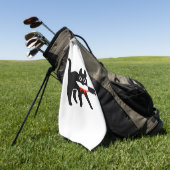 Cat Knife Golfhandtuch (Gras)